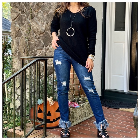 #27 Black Knit Chic Sweater - Picture 3 of 3